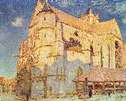 Alfred Sisley Kirche von Moret oil painting